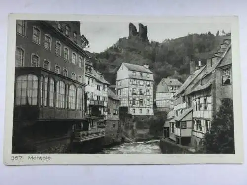 Alte AK Montjoie Monschau Ruine Haller [V151]