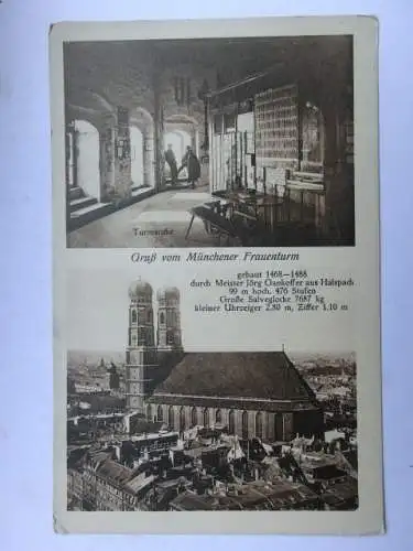 Alte AK München Frauenkirche Frauenturm um 1930 [V167]