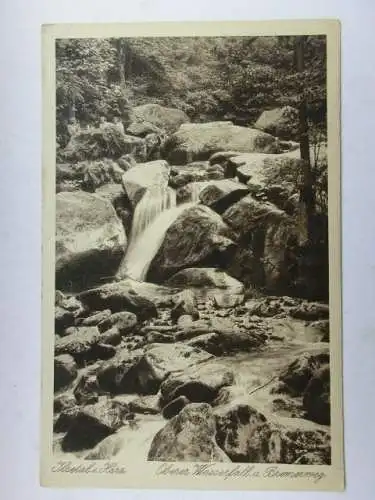 Alte AK Ilsetal Harz Oberer Wasserfall Bremerweg [V171]