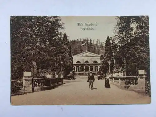 Alte AK Bad Harzburg Kurhaus um 1920 [aU346]