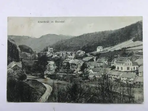 Alte AK Altenbrak im Bodetal 1913 [aU360]