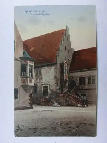 Alte AK Heilbronn Deutsch-Ordenshaus um 1920 [aU361]