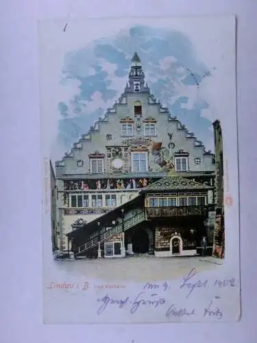 Alte AK Lindau  Rathaus 1902 [aU362]