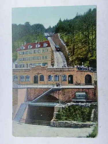 Alte AK Heidelberg Bergbahn um 1920 [aU369]