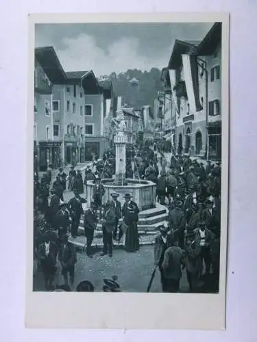 Alte AK Berchtesgaden Marktplatz um 1930 [aU379]