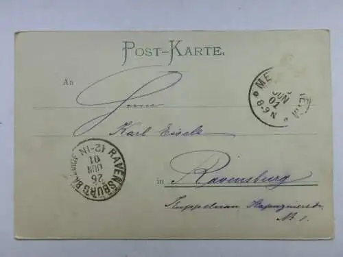 Alte AK Mergentheim 1901 [aU392]