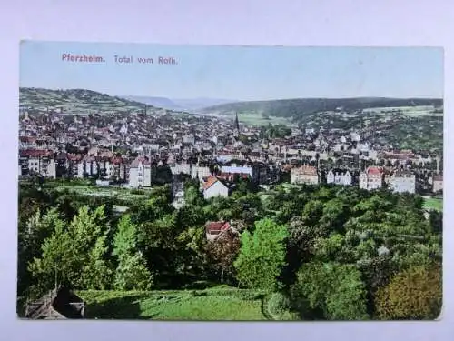 Alte AK Pforzheim Total v. Roth um 1930 [aU417]