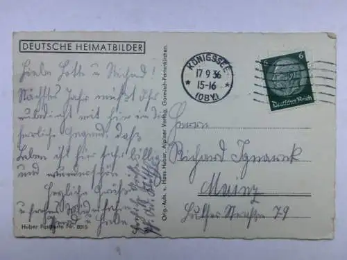 Alte AK Berchtesgaden 1936 [aU422]