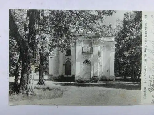 Alte AK München Pagodenburg 1905 [aU426]