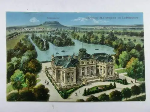 Alte AK Ludwigsburg Schloß Monrepos [aU446]