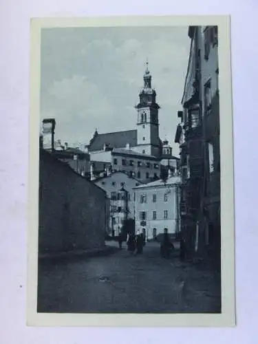 Alte AK Hall in Tirol Münzergasse Stiftskirche [V218]