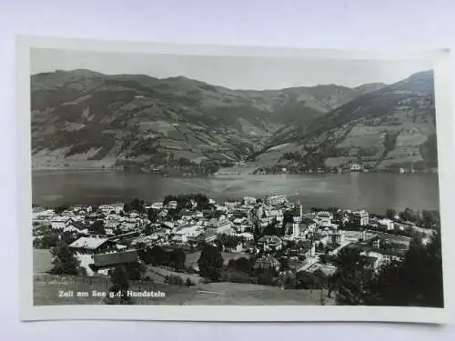 Alte AK Zell am See g. d. Hundstein [V282]