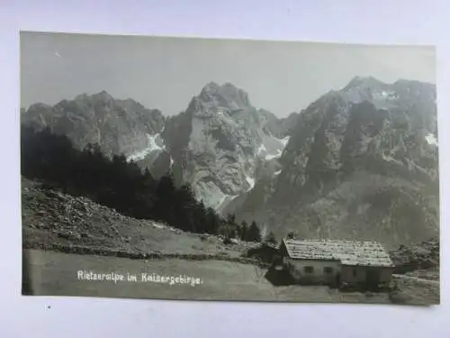 Alte AK Rietzeralpe Kaisergebirge [V288]