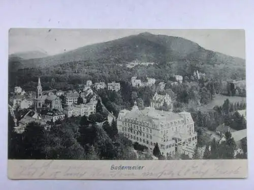 Alte AK Badenweiler 1902 [aU457]