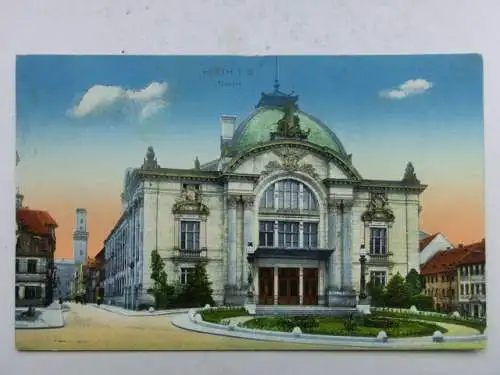 Alte AK Fürth Theater 1915 [aU471]