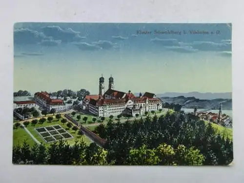 Alte AK Vilshofen Kloster Schweiklberg 1921 [aU474]