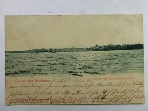 Alte AK Berlin Wannsee Panorama 1900 [aU485]