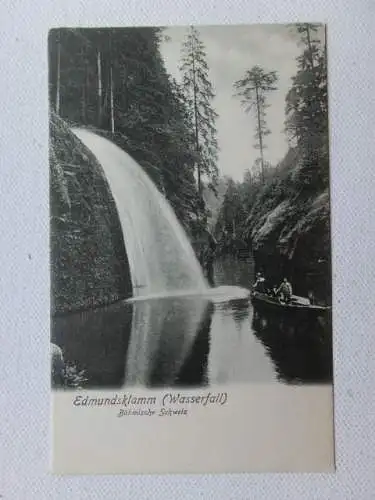 Alte AK Edmundsklamm Böhmische Schweiz um 1910 [aU552]