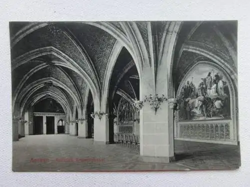 Alte AK Aachen Rathaus Krönungssaal um 1920 [aU579]