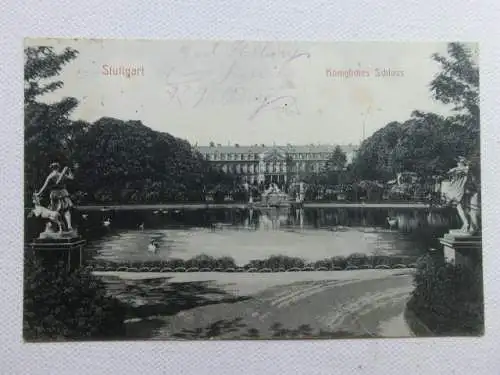 Alte AK Stuttgart Schloss 1933 [aU586]