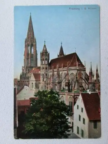 Alte AK Freiburg Münster [aU587]