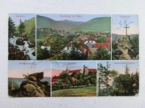 Alte AK Ilsenburg Harz Mehrbildkarte 1931 [aU606]