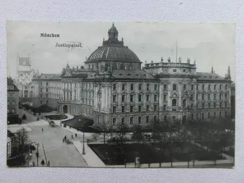 Alte AK München Justizpalast 1905 [aU610]