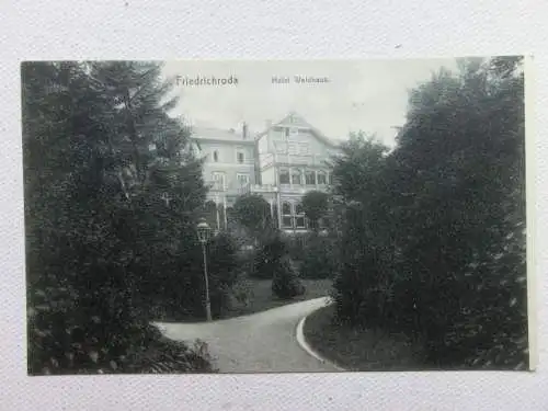 Alte AK Friedrichroda Hotel Waldhaus um 1925 [aU618]