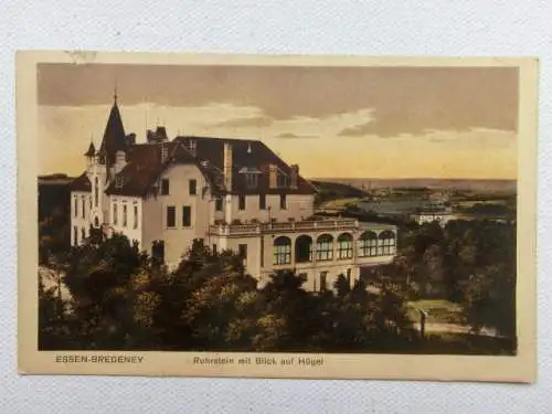 Alte AK Essen Bredeney Ruhrstein Villa Hügel 1925 [aU635]