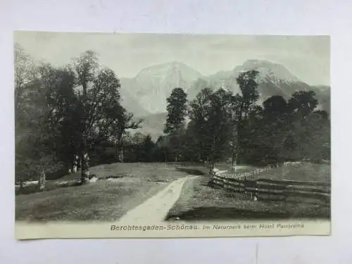 Alte AK Berchtesgaden Schönau um 1910 [aU654]