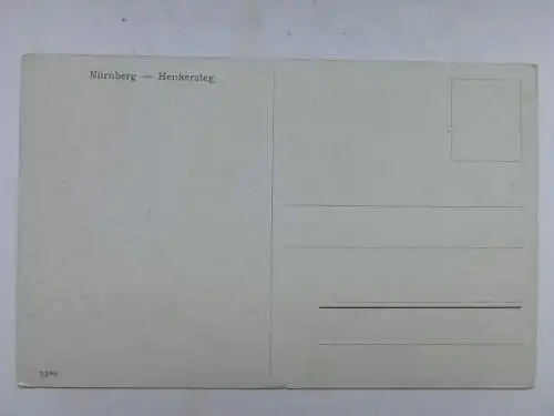 Alte AK Nürnberg Henkerssteg um 1925 [B1036]