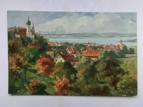 Alte AK Herrsching Diessen Ammersee um 1925 [B1040]