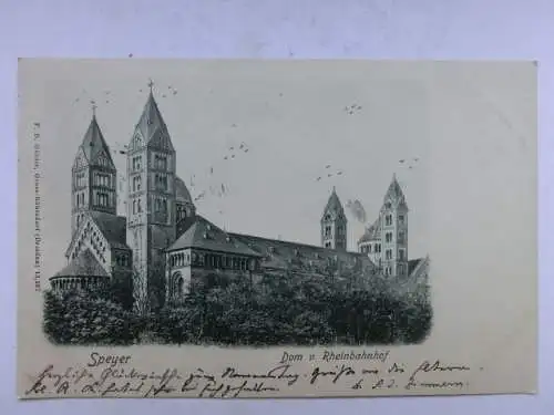 Alte AK Speyer Dom 1904 [B1045]