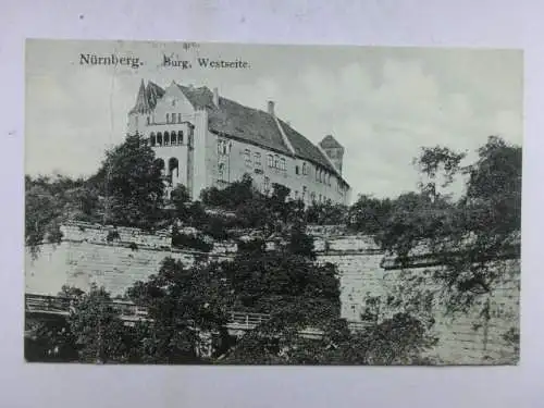 Alte AK Nürnberg Burg (m. Knick) 1905 [B1052]