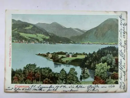 Alte AK Tegernsee 1904 [B1075]