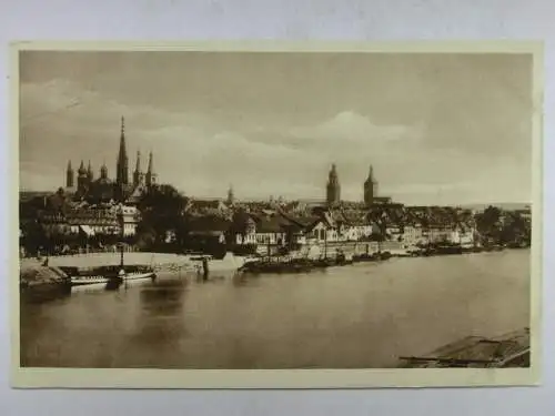 Alte AK Würzburg Kranenkai um 1940 [B1083]