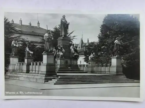 Alte AK Worms Lutherdenkmal [B1085]