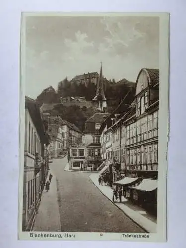 Alte AK Blankenburg Tränkestraße [B1090]