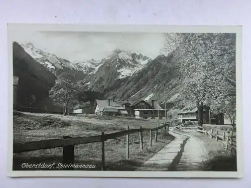 Alte AK Oberstdorf Spielmannsau 1930 [B1092]