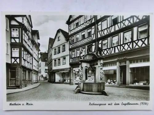 Alte AK Wertheim Rathausgasse [B1093]