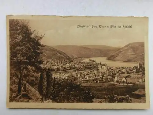 Alte AK Bingen Burg Klopp um 1915 [W536]