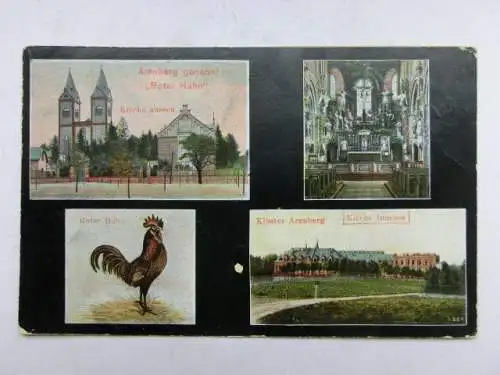 Alte AK Arenberg Mehrbild Karte Roter Hahn 1910 [W573]