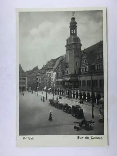 Alte AK Leipzig Das Alte Rathaus  [W579]