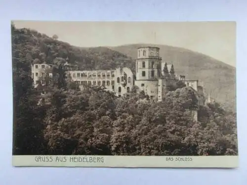 Alte AK Heidelberg Das Schloß [W614]