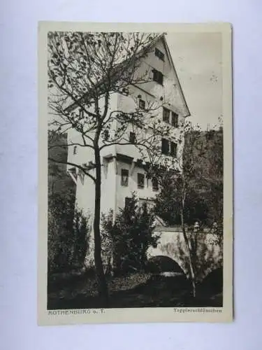 Alte AK Rothenburg Topplerschlößchen [W620]