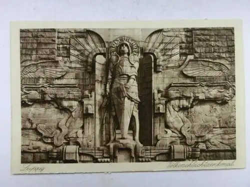 Alte AK Leipzig Völkerschlachtdenkmal [W751]