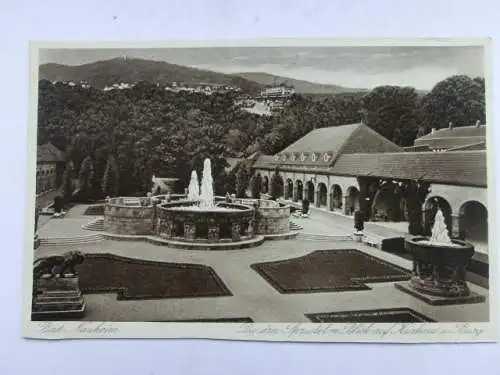 Alte AK Bad Nauheim Drei Sprudel Kurhaus um 1940 [B1107]