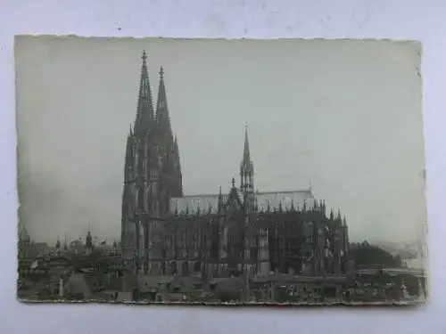 Alte AK Fotokarte Köln Dom um 1930 [B1131]