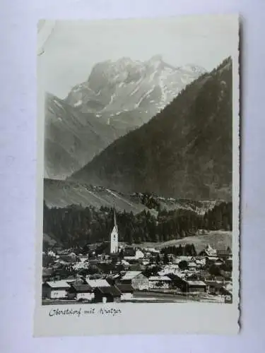 Alte AK Oberstdorf mit Kratzer 1937 [B1132]