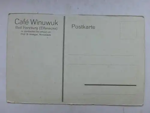 Alte AK Bad Harzburg Cafe Winuwuk [B1143]